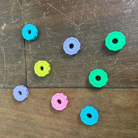 Spin Read Magnetic Lower Case Letter Recognition Learning Education Game Toy - Picture 3 of 7